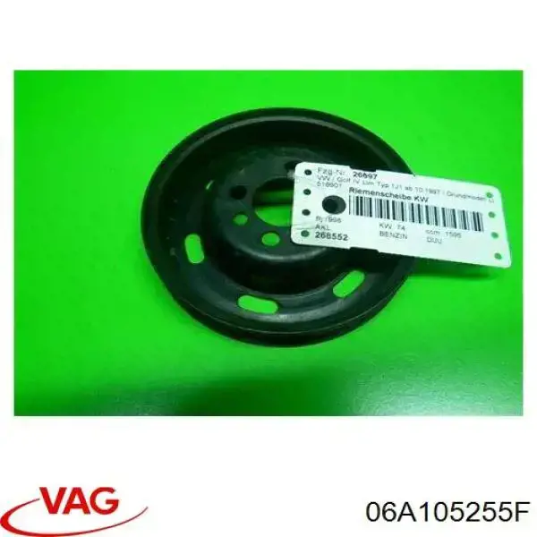 Polea del cigüeñal VAG 06A105255F precio, desde 43,56 EUR