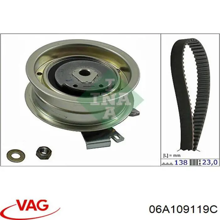 06A109119C VAG Correa dentada