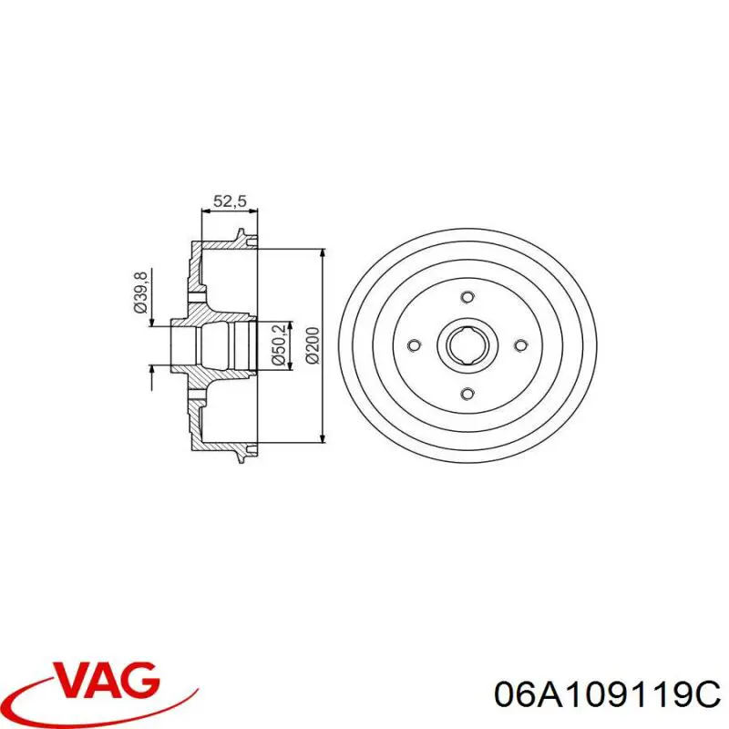 Comprar 06A109119C VAG Correa distribución