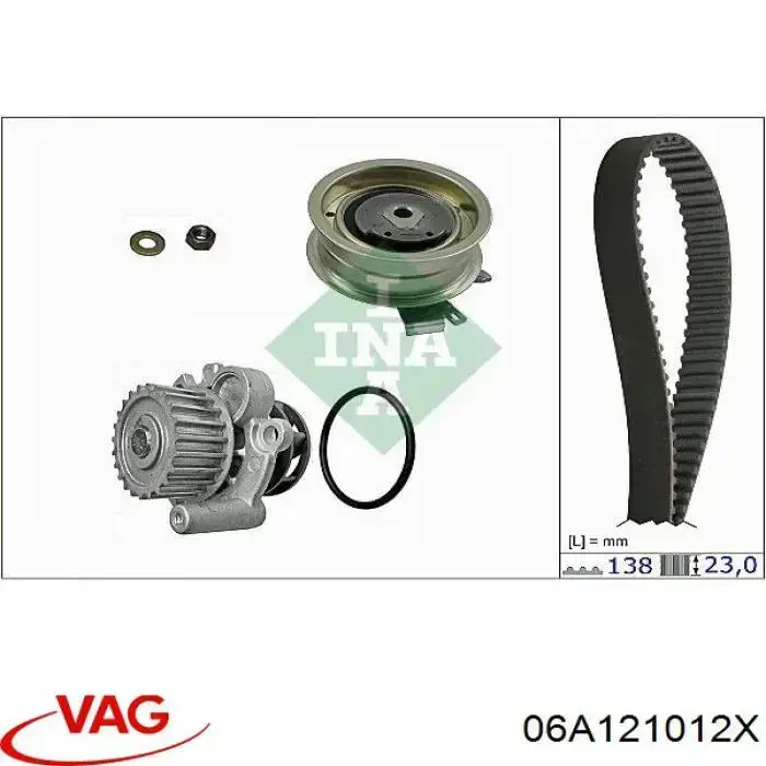 Bombeadora de agua VAG 06A121012X precio, desde 47,92 EUR