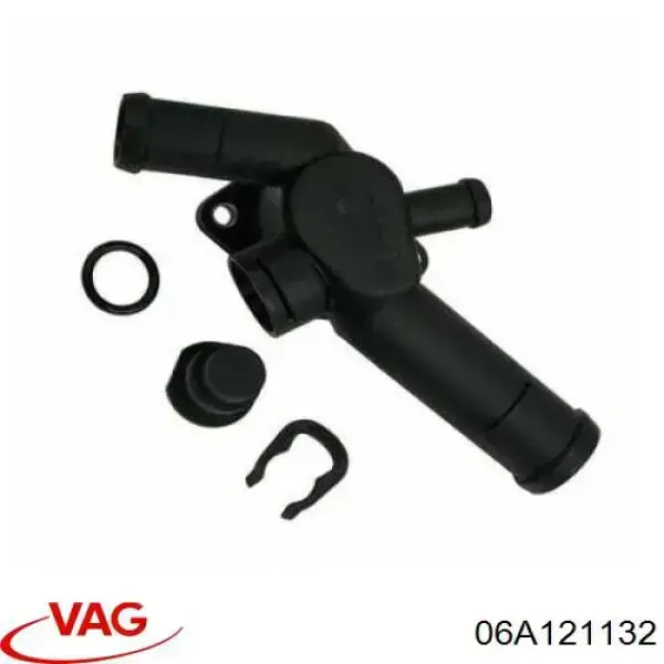 Brida del sistema de refrigeración (triple unión) 06A121132 VAG