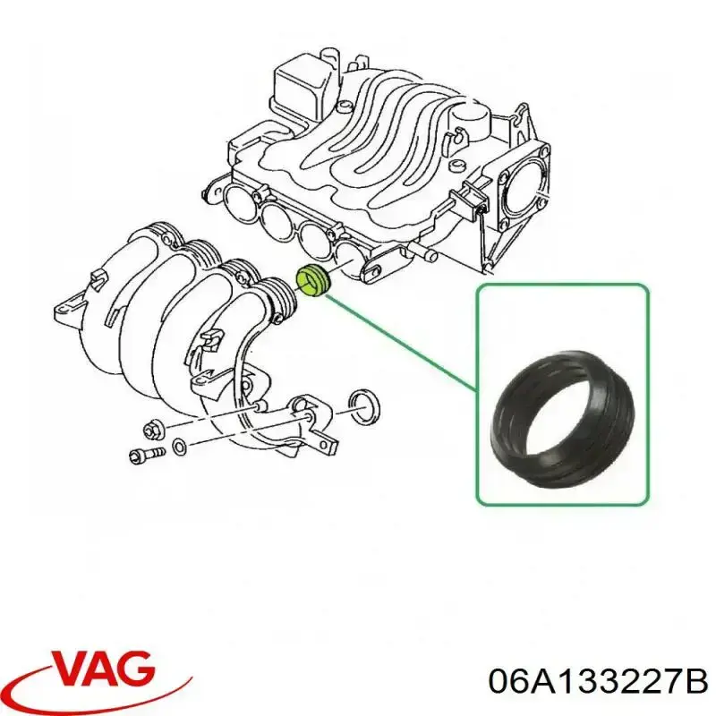 Junta superior del colector de admisión VAG 06A133227B precio, desde 3,78 EUR