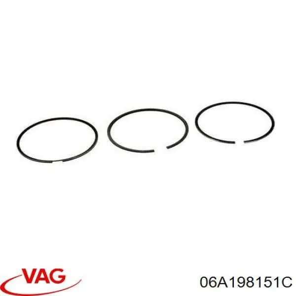 Juego de anillos de pistón para 1 cilindro, STD VAG 06A198151C precio, desde 19,75 EUR