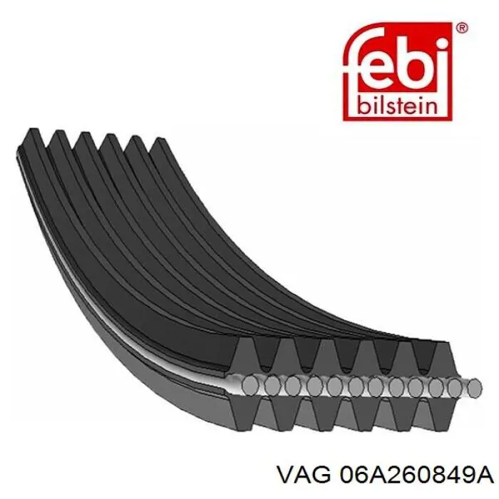 06A260849A VAG Correa poly v