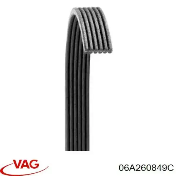 Correa accesorios VAG 06A260849C
