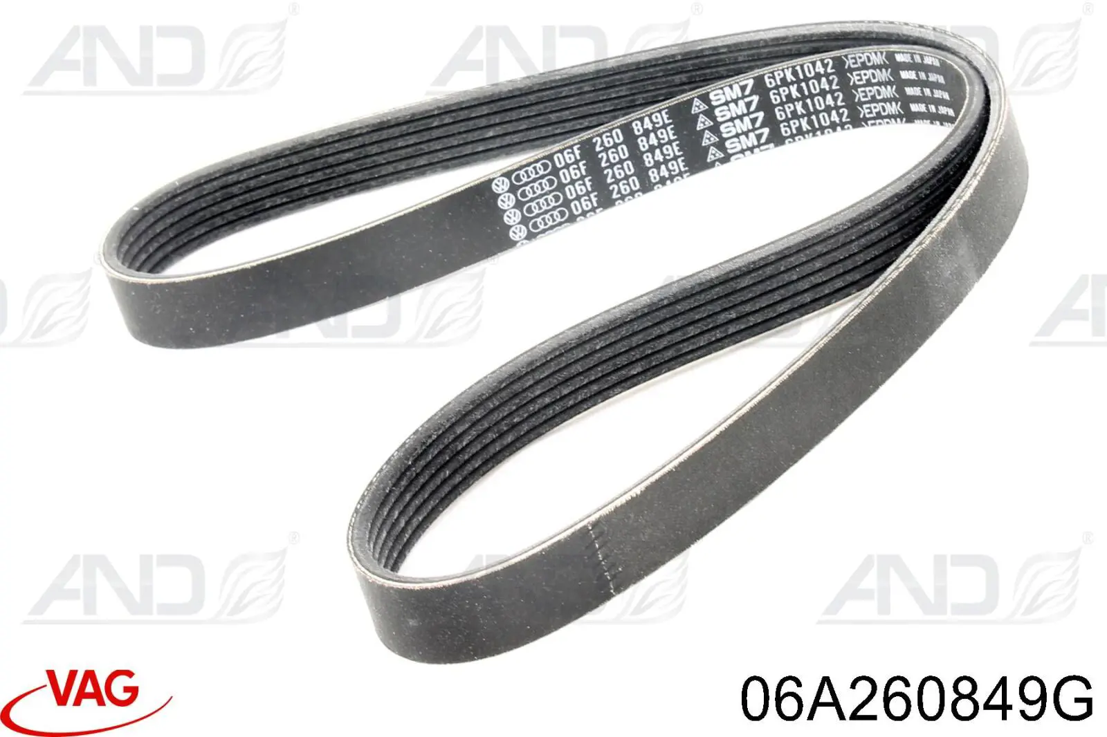 Correa accesorios VAG 06A260849G
