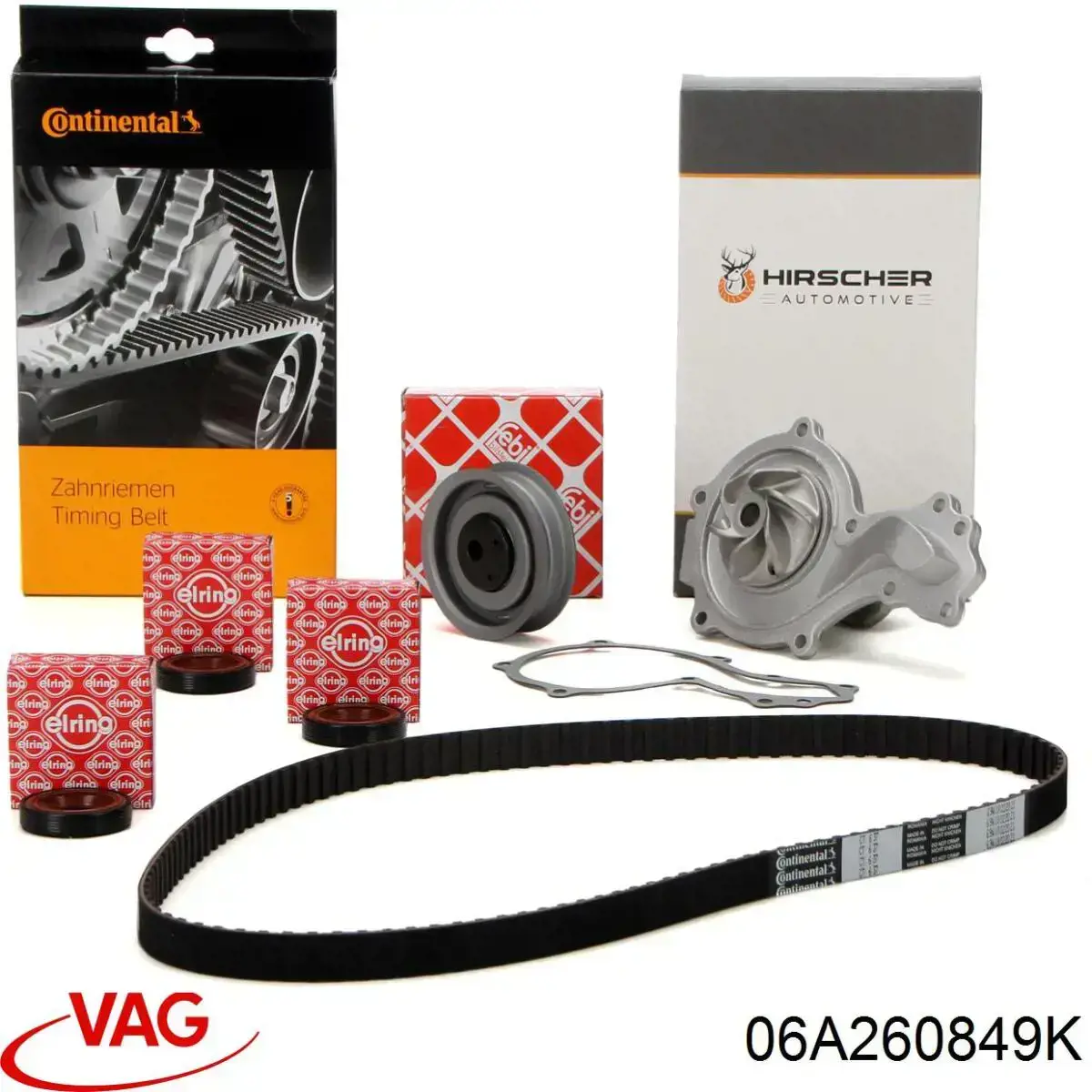 Correa de alternador 06A260849K VAG