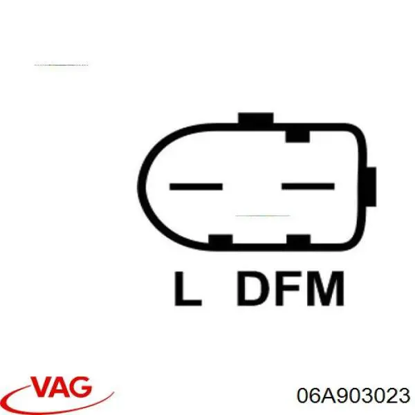 Alternador 06A903023 VAG