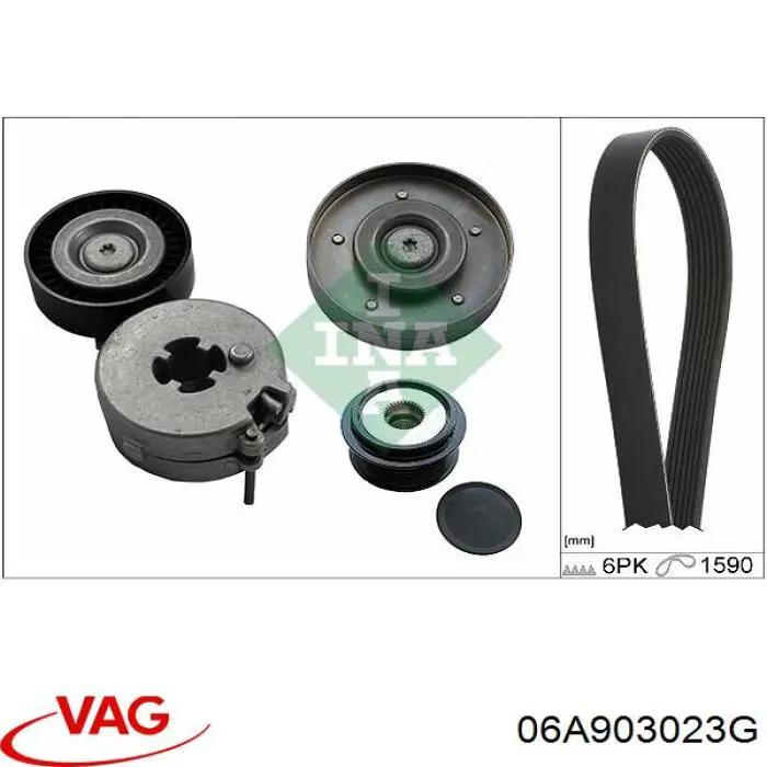 Alternador del motor VAG 06A903023G precio, desde 129,23 EUR
