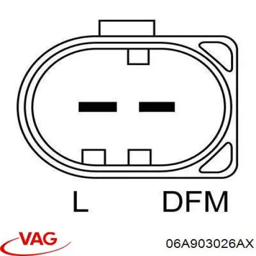 Alternador del motor VAG 06A903026AX precio, desde 130,68 EUR