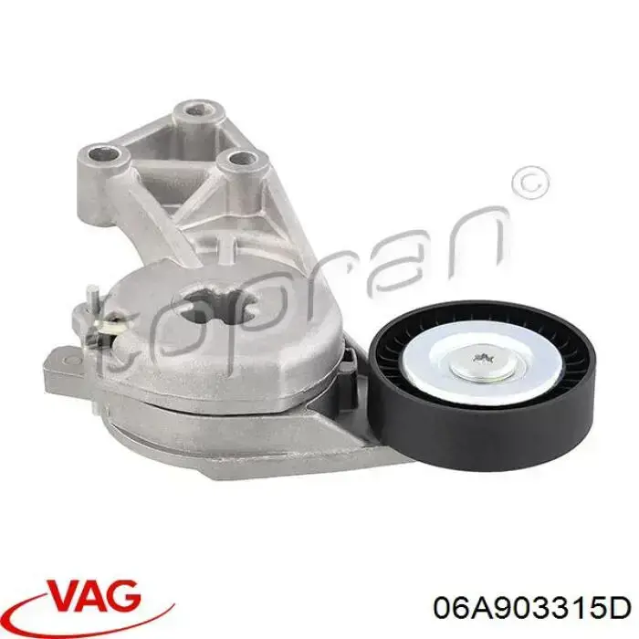 Tensor de la correa trapecial poli v VAG 06A903315D