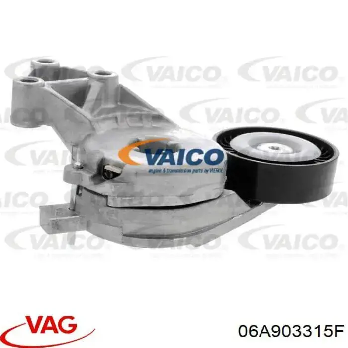 Tensor de correa poli V 06A903315F VAG