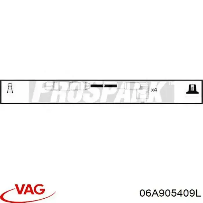 Cables de encendido VAG 06A905409L