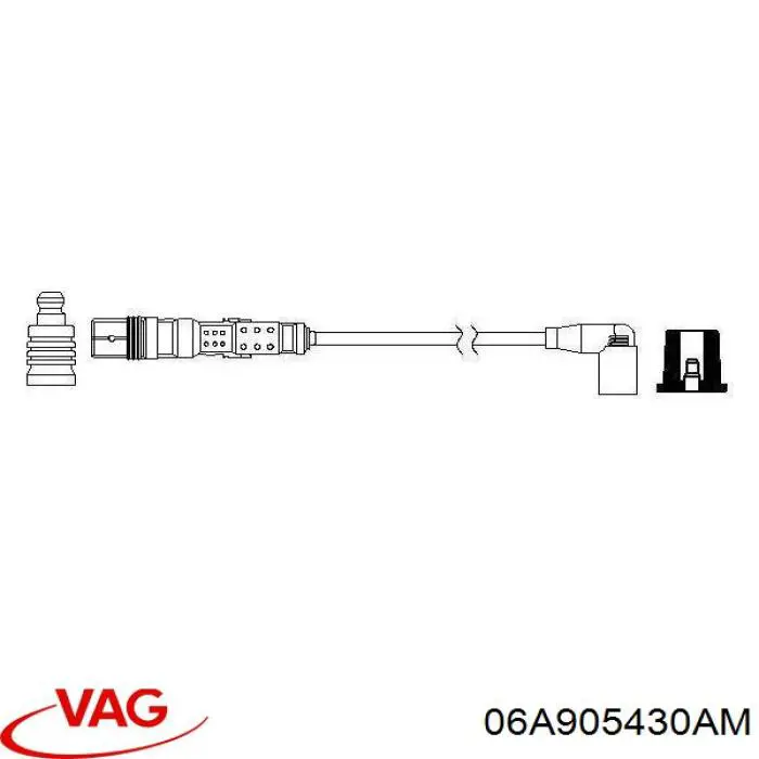 06A905430AM VAG cable de encendido, cilindro №3