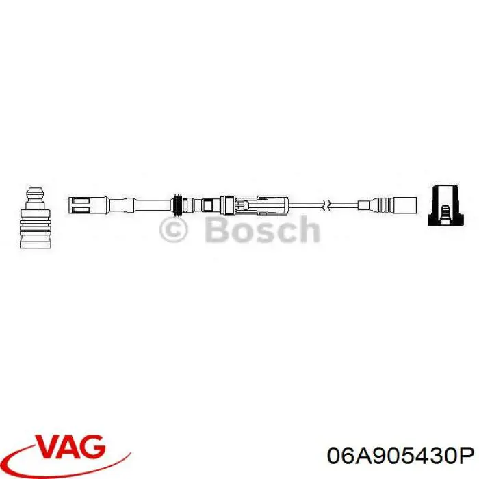 Juego de cables de bujias VAG 06A905430P precio, desde 40,39 EUR