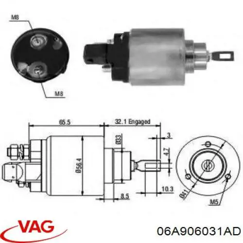 Comprar 06A906031AD VAG Inyector