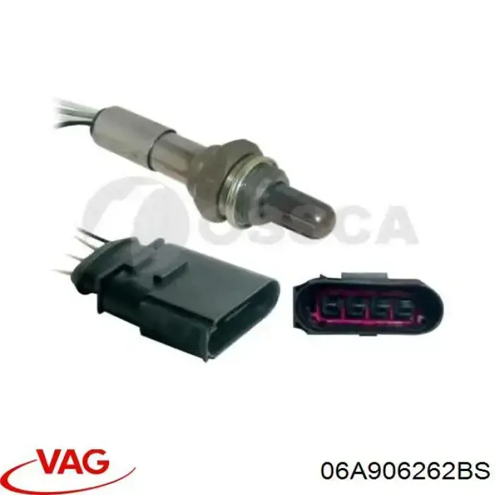 Sonda lambda de oxígeno posterior al catalizador 06A906262BS VAG