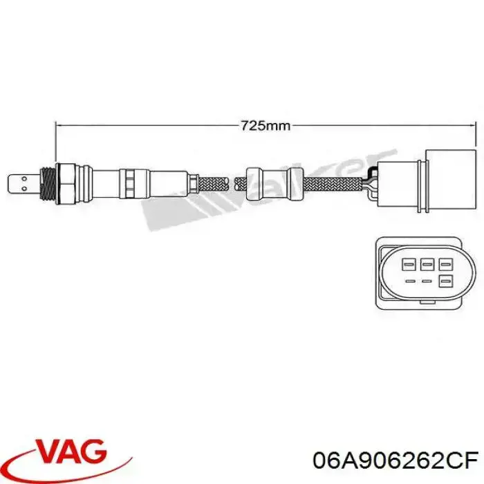 Sensor de oxígeno previo al catalizador VAG 06A906262CF precio, desde 89,58 EUR