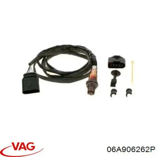 Sonda lambda, sensor de oxígeno después del catalizador izquierdo 06A906262P VAG