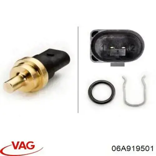 06A919501 VAG Sensor temperatura refrigerante