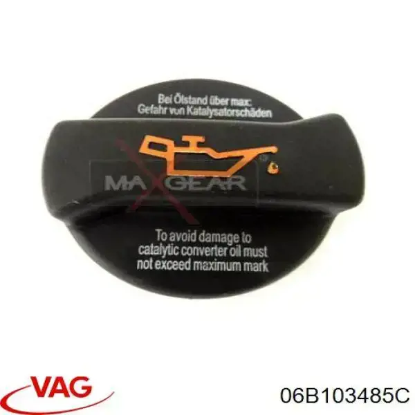 06B103485C VAG Tapa, tubuladura de relleno de aceite