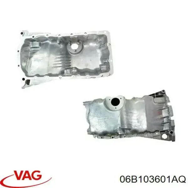 Cárter de aceite del motor 06B103601AQ VAG