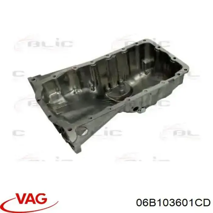 Cárter de aceite del motor VAG 06B103601CD