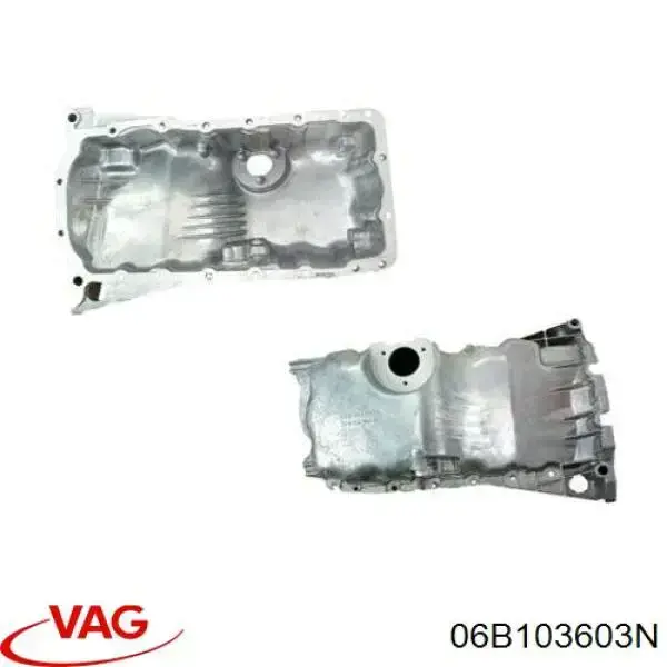 Cárter de aceite del motor 06B103603N VAG