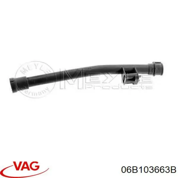 Guía de la varilla de nivel de aceite del motor 06B103663B VAG
