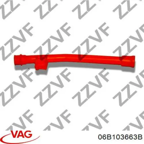 Guía de la varilla de nivel de aceite del motor VAG 06B103663B precio, desde 2,42 EUR