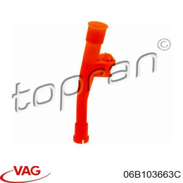 Comprar 06B103663C VAG Guía de la varilla de nivel de aceite del motor