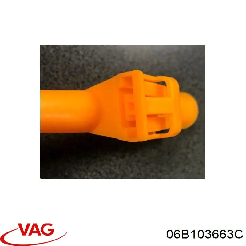 06B103663C VAG Guía de la varilla de nivel de aceite del motor
