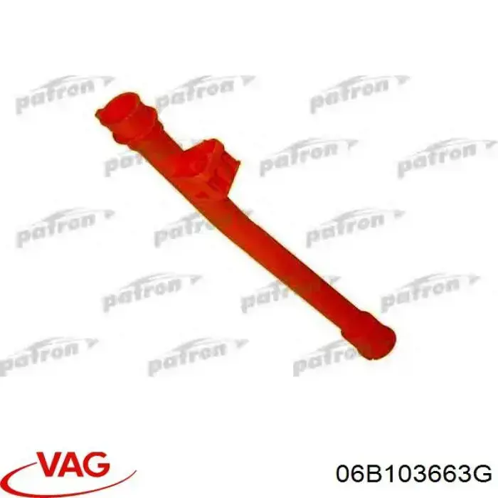 06B103663G VAG Guía de la varilla de nivel de aceite del motor