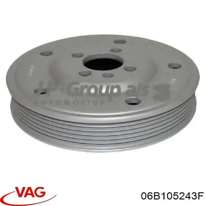 Polea de cigüeñal 06B105243F VAG