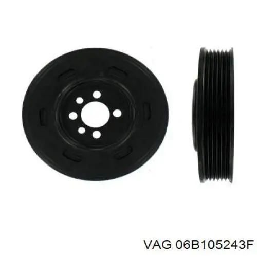 Polea dámper VAG 06B105243F
