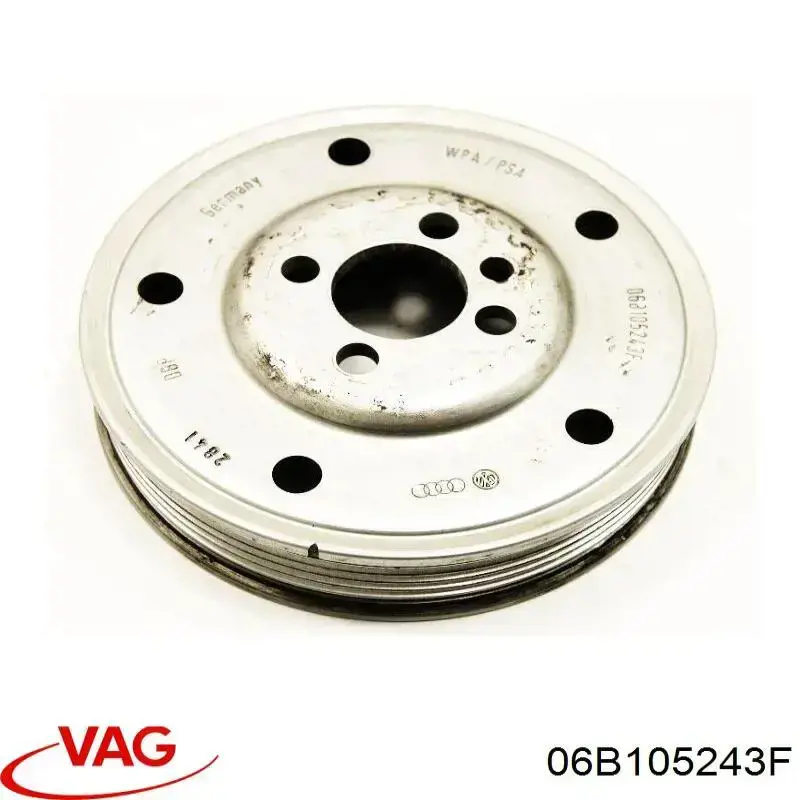Polea del cigüeñal VAG 06B105243F precio, desde 40,66 EUR