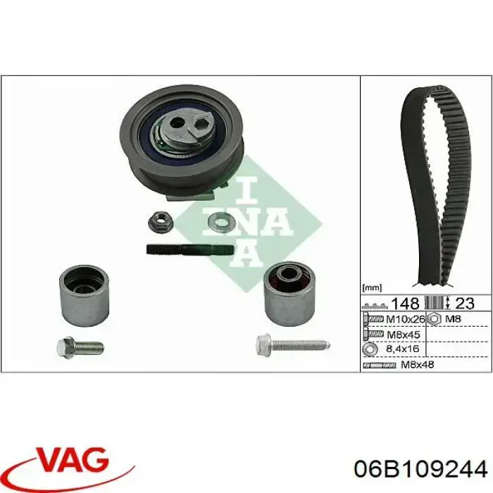 Comprar 06B109244 VAG Polea correa distribución