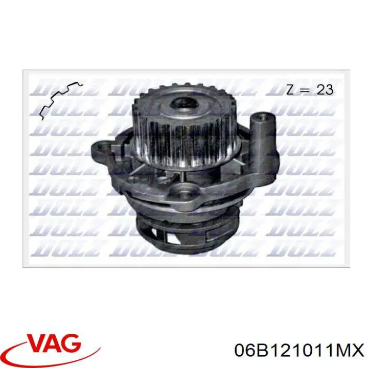 Comprar 06B121011MX VAG Bomba de agua para motor