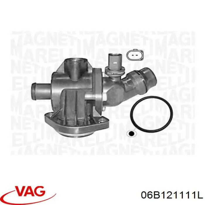 Caja del termostato Audi A4 8EC