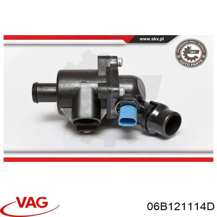 Caja del termostato Audi A4 8EC