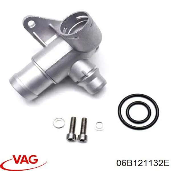 06B121132E VAG Brida del sistema de refrigeración (triple unión)