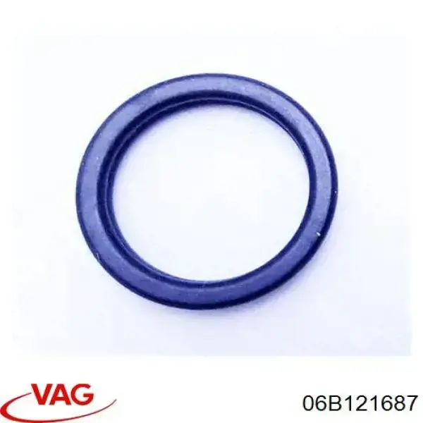 Anillo de estanqueidad del manguito del radiador 06B121687 VAG