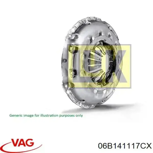 Plato de presión de embrague VAG 06B141117CX precio, desde 81,31 EUR