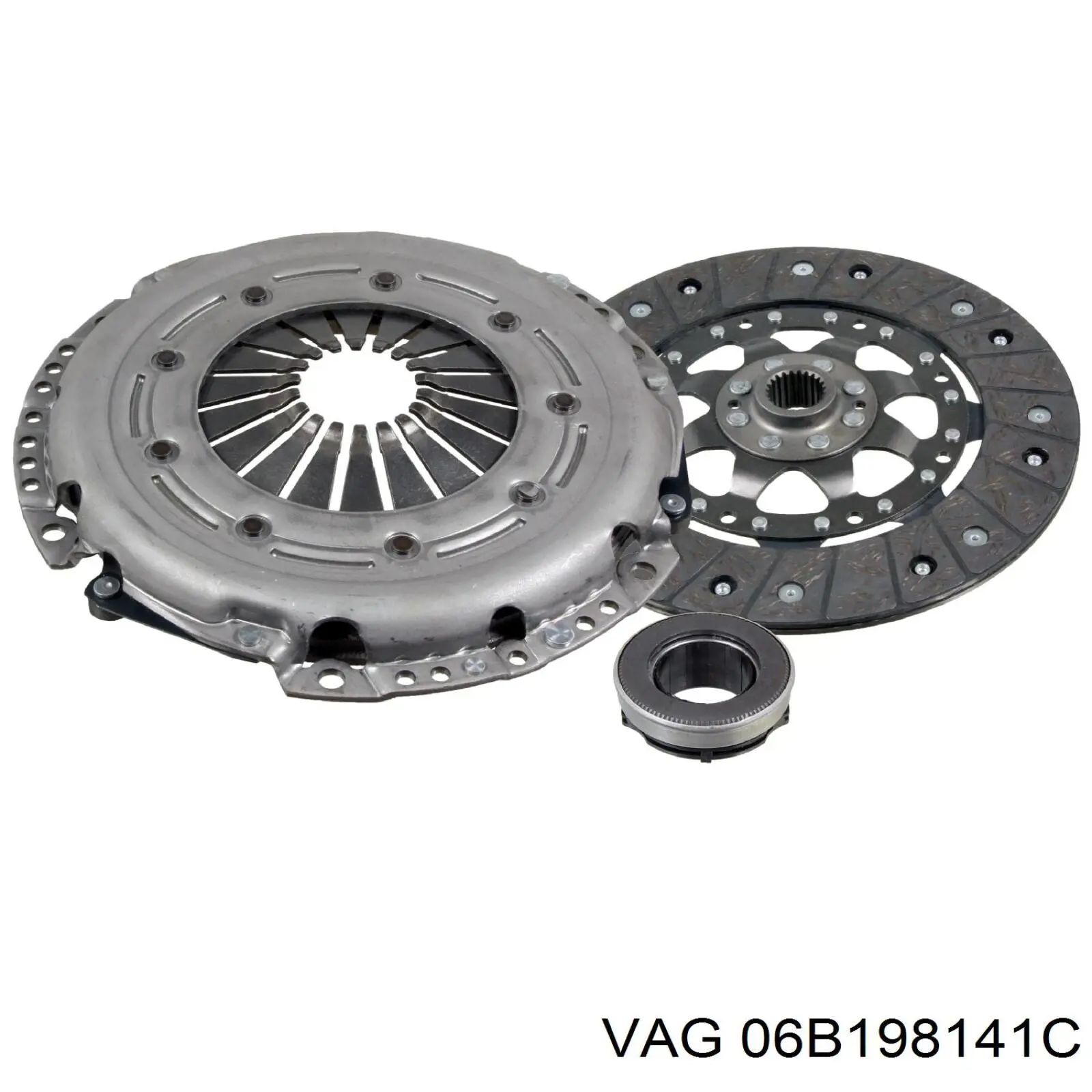 06B198141C VAG kit de embrague (3 partes)