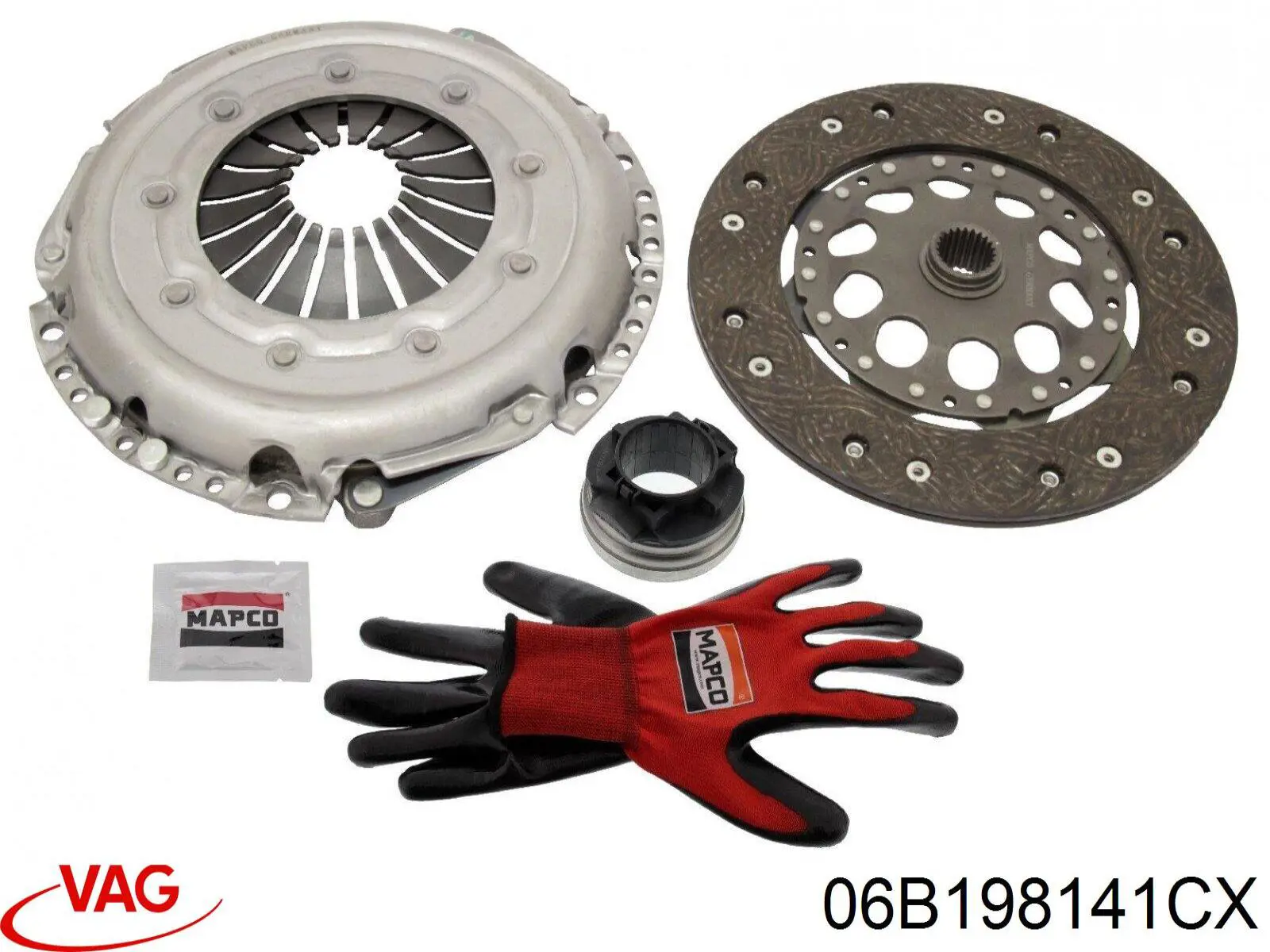 Mecanismo de embrague VAG 06B198141CX precio, desde 116,42 EUR