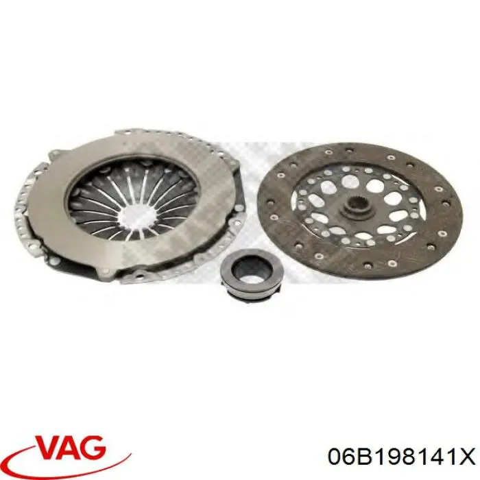 Mecanismo de embrague VAG 06B198141X precio, desde 116,42 EUR