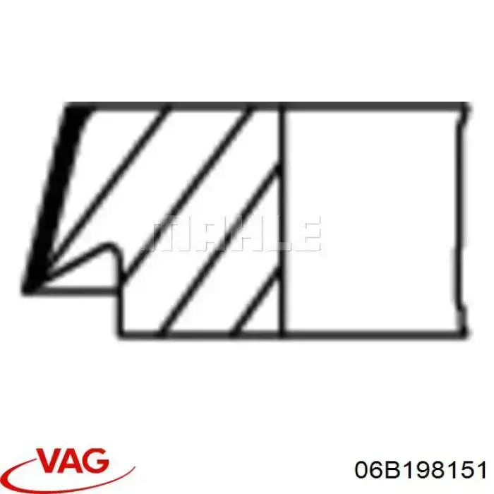 Juego de anillos de pistón para 1 cilindro, STD VAG 06B198151 precio, desde 16,11 EUR