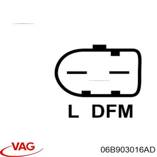 Generador VAG 06B903016AD