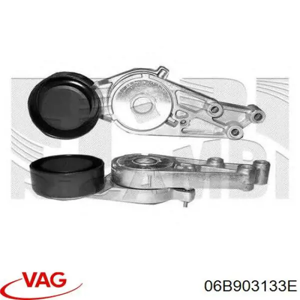 Tensor de la correa trapecial poli v VAG 06B903133E
