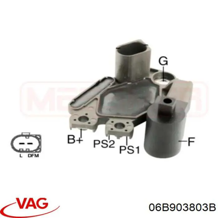 Comprar 06B903803B VAG Regulador del alternador